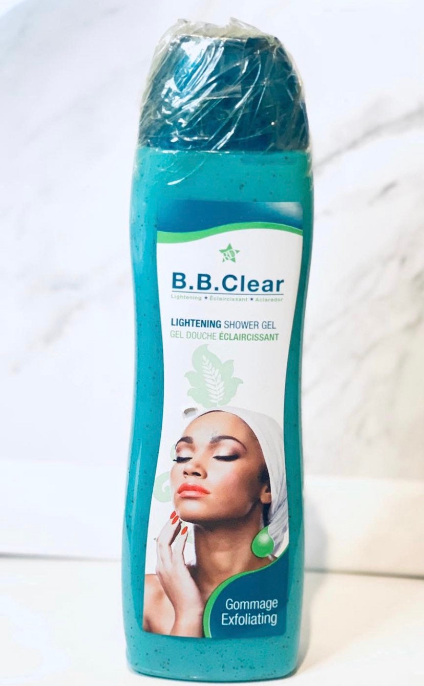 BB Clear lightening exfoliating shower gel Aogom Collection