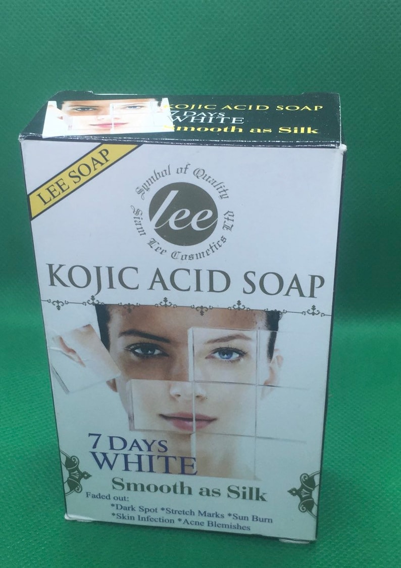 Lee Soap Kojic Acid 7 Days Whitening Smooth As Silk Dark Spot,stretch ...